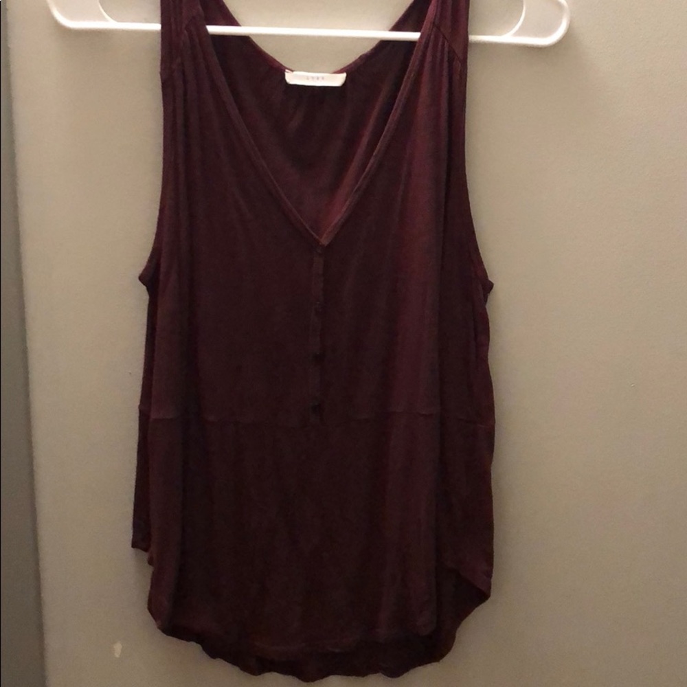 Nordstrom Lush Maroon Tank Top